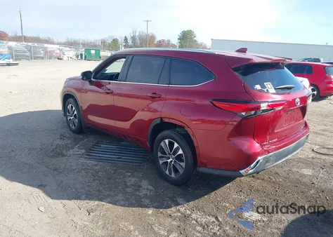 2021 Toyota Highlander Xle из США, поврежденный, VIN 5TDGZRBH0MS137163